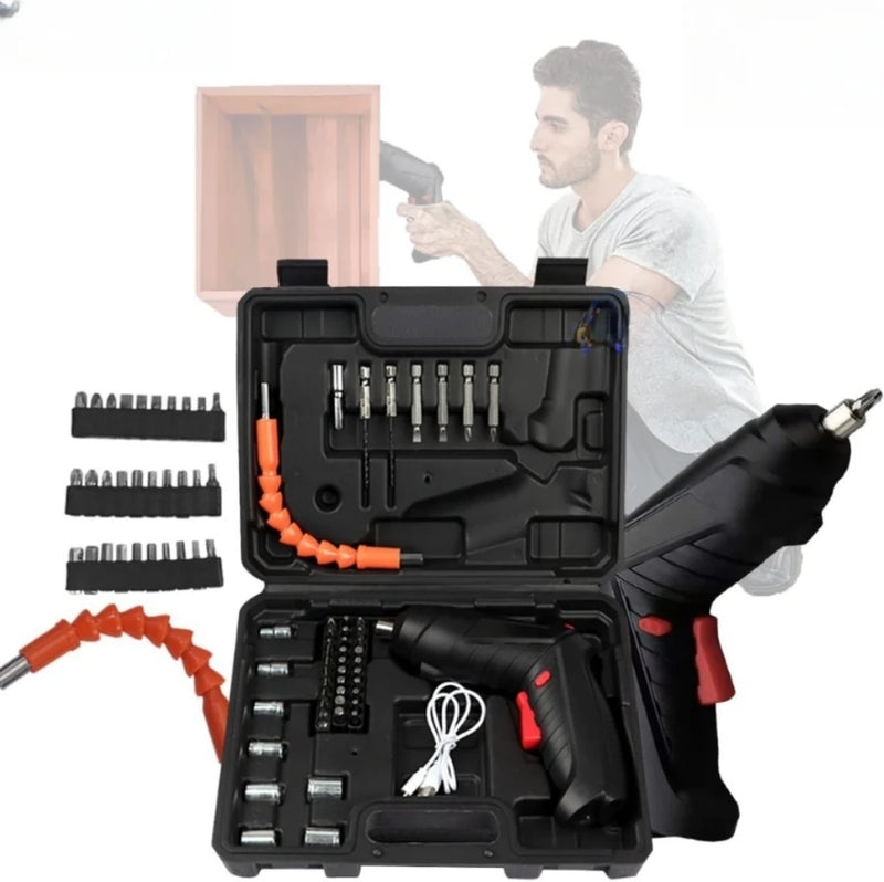 48 peças/kit de furadeira carregador de bateria USB (posição dupla) oferta especial