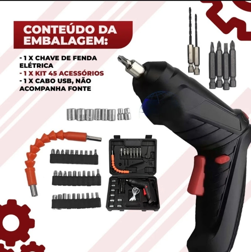 48 peças/kit de furadeira carregador de bateria USB (posição dupla) oferta especial